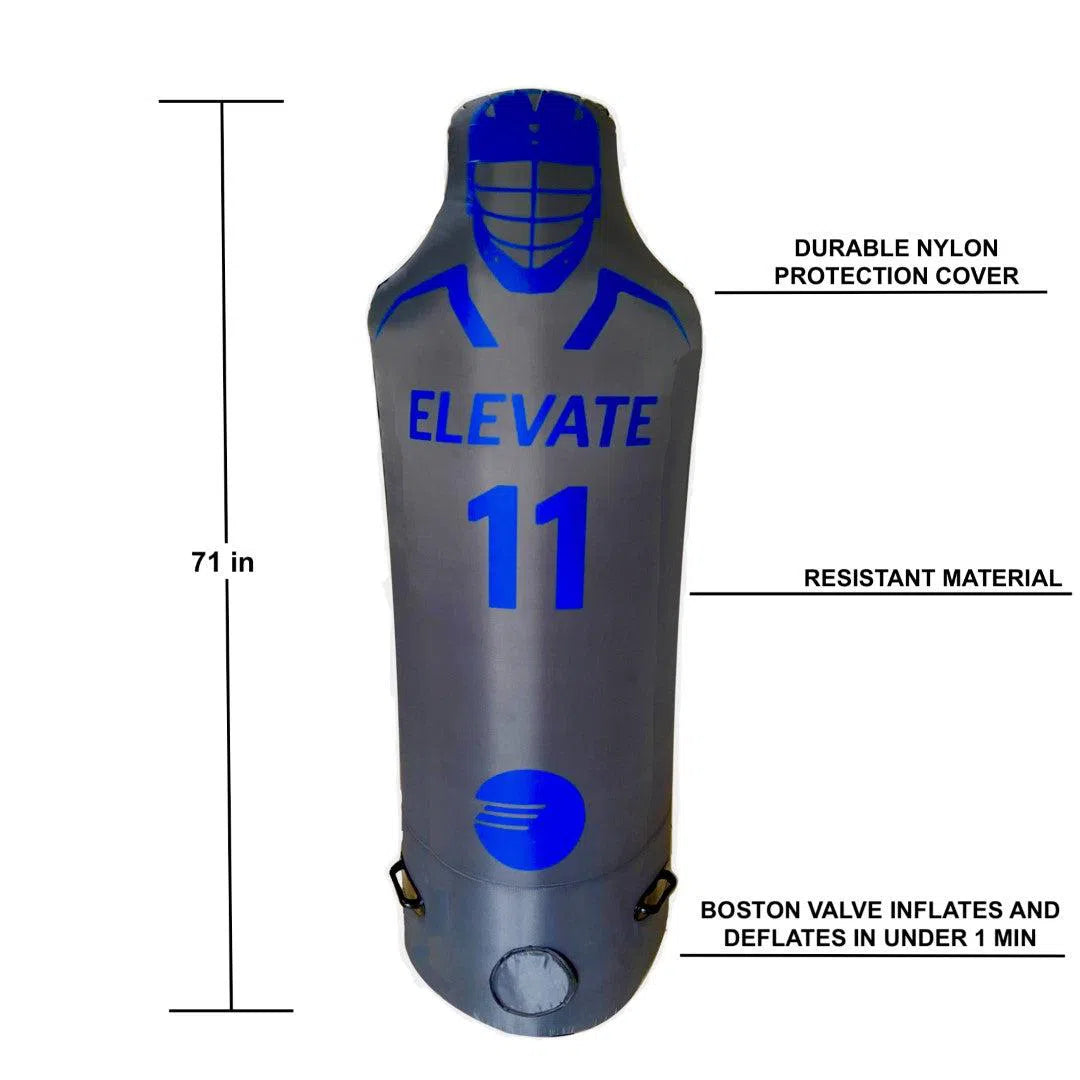 Elevate Sports 11th Man Defender Pro - Inflatable Lacrosse Dummy