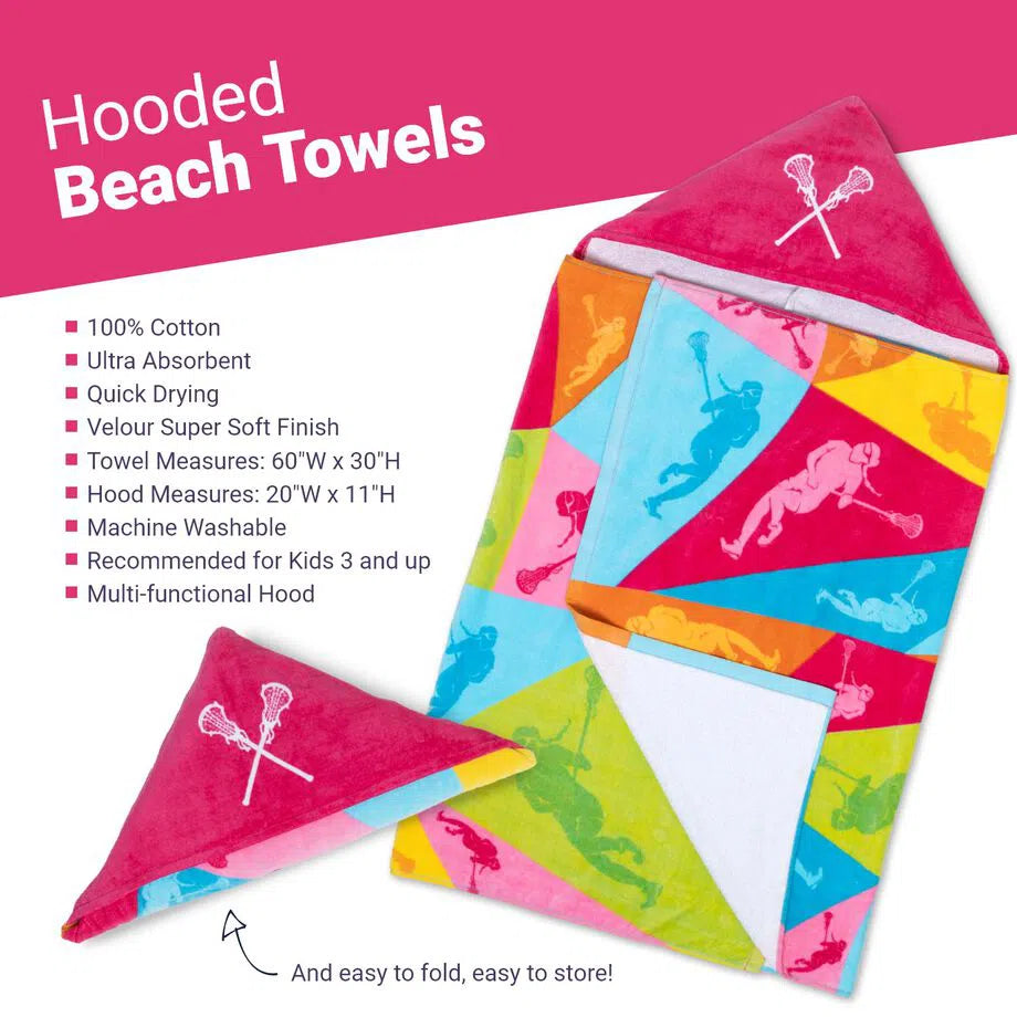 Hooded Lacrosse Towel - Girls