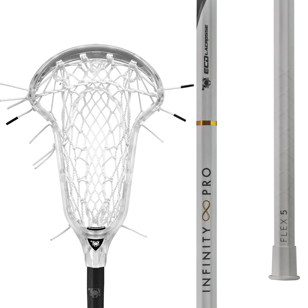 ECD Infinity Pro Elite Women's Lacrosse Stick - Venom Pro Mesh Runner Pocket