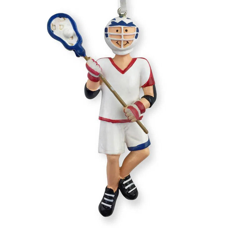 Lacrosse Player Resin Ornament - Guys