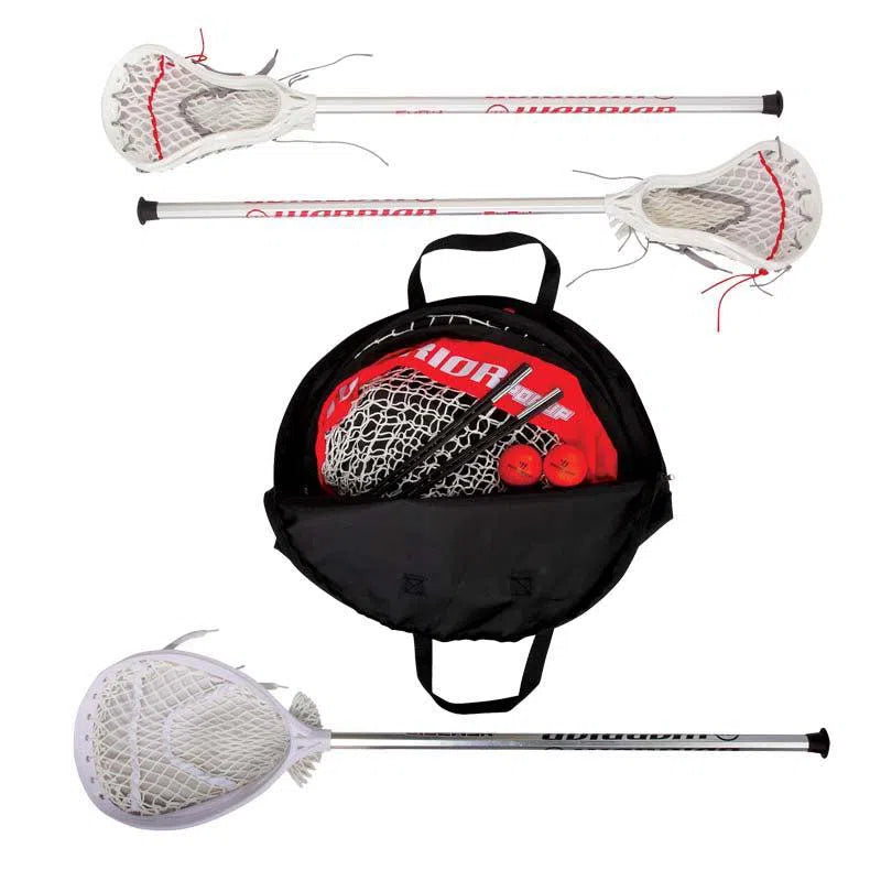 Warrior Mini Lacrosse Pop Up Set with Travel Bag