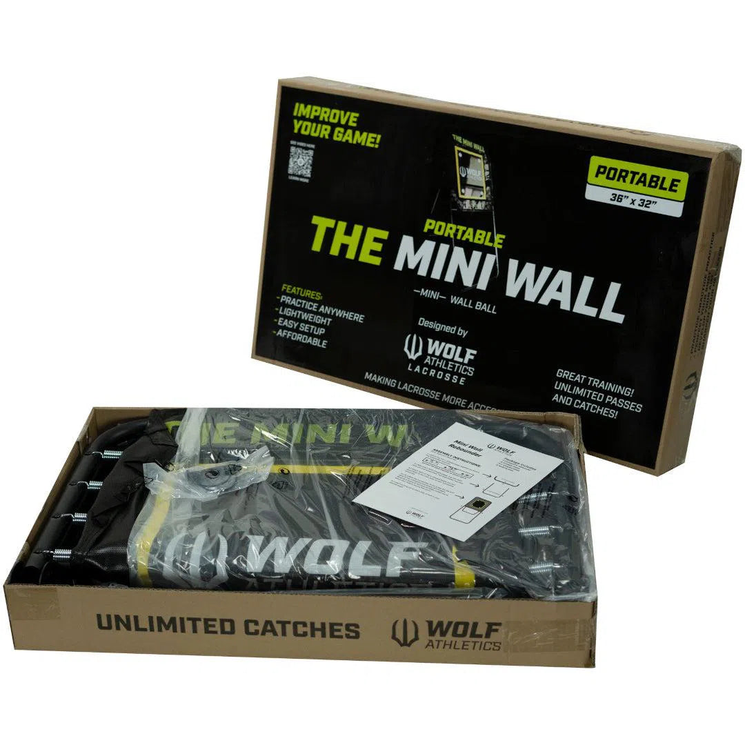 Wolf Athletics Miniwall Lacrosse Rebounder