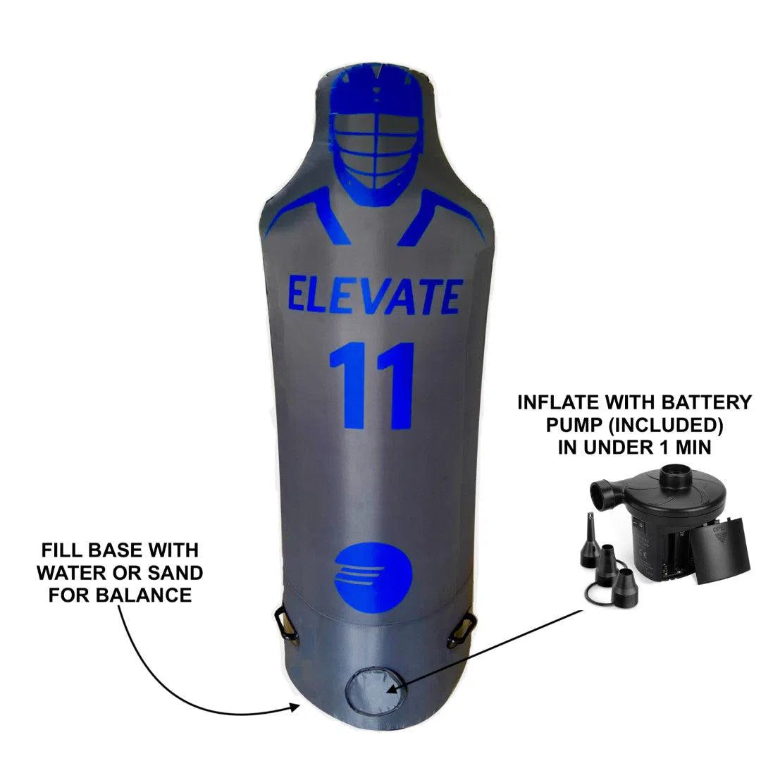 Elevate Sports 11th Man Defender Pro - Inflatable Lacrosse Dummy