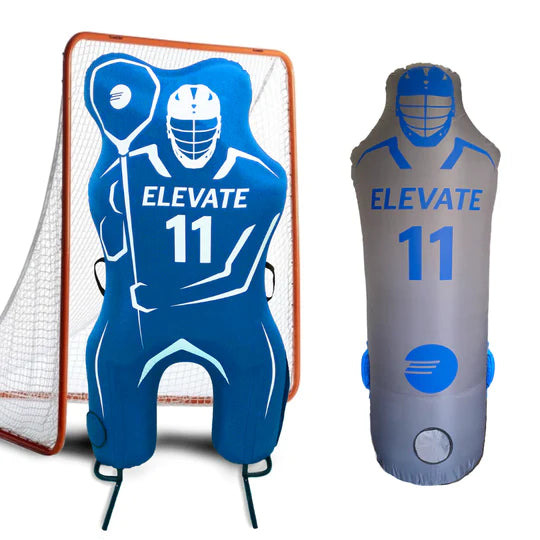 Elevate Sports 11th Man Pack - Goalie Pro + Defender Pro Lacrosse Dummy Pack