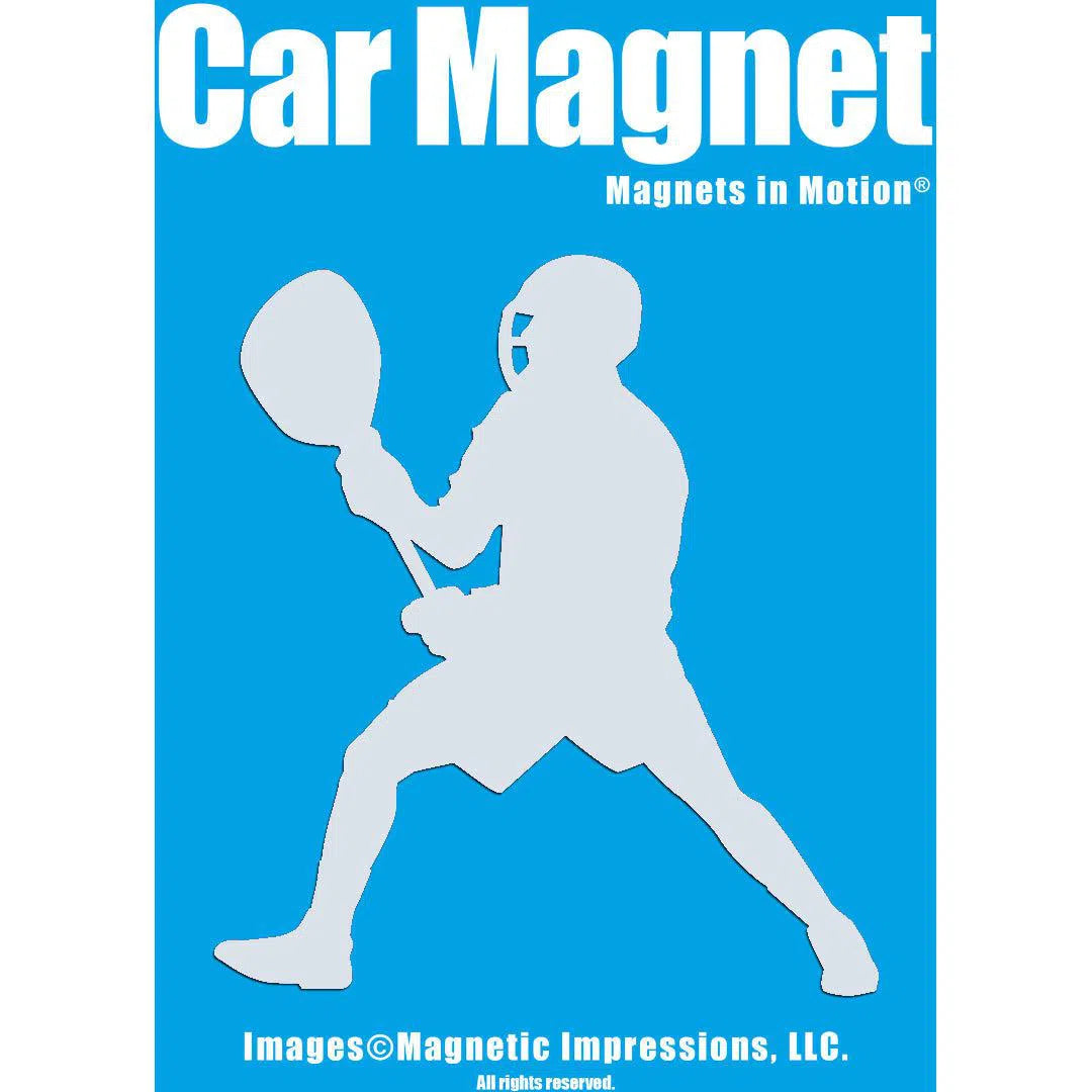 Lacrosse Goalie Car Magnet