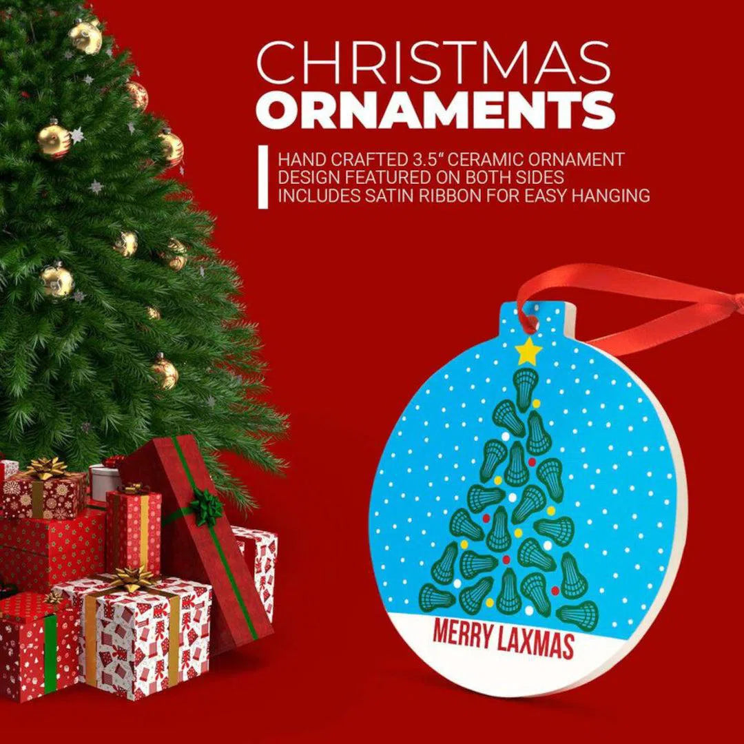 Merry Laxmas Ceramic Ornament