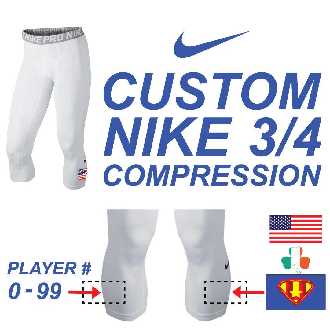 Nike 3/4 Compression Pants - Custom