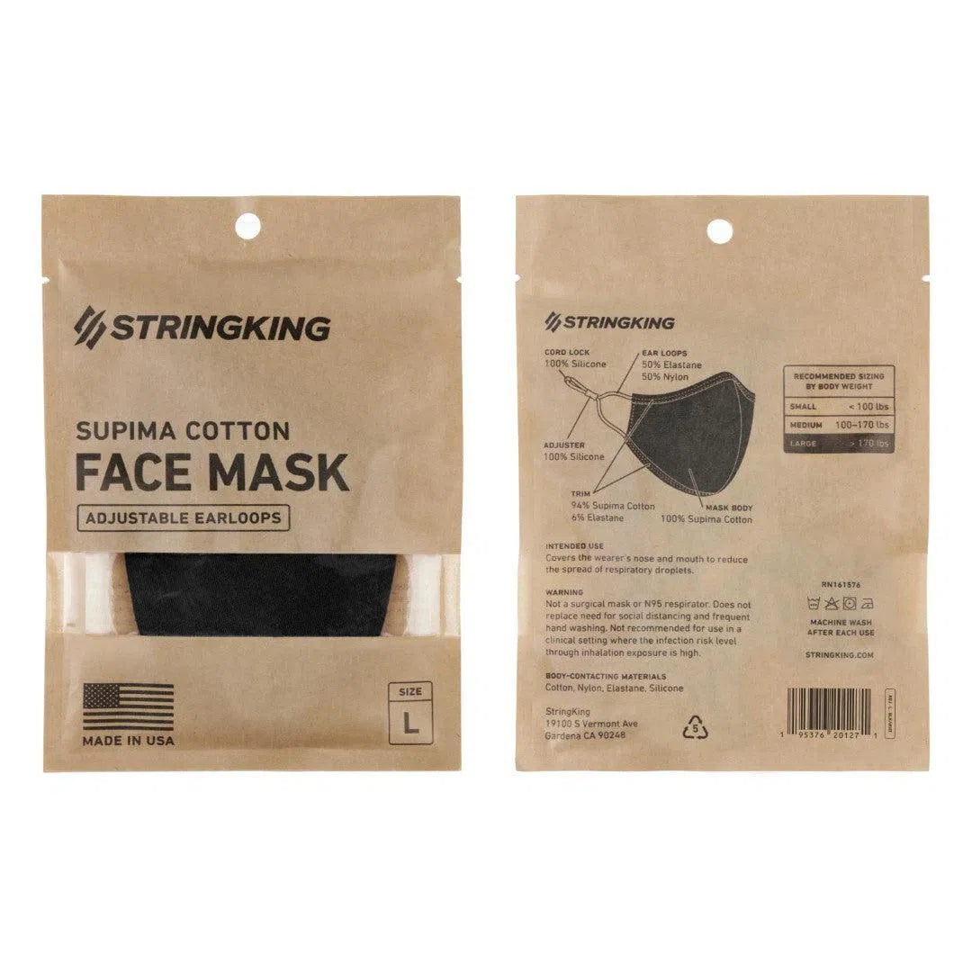 StringKing Adjustable Cloth Face Mask