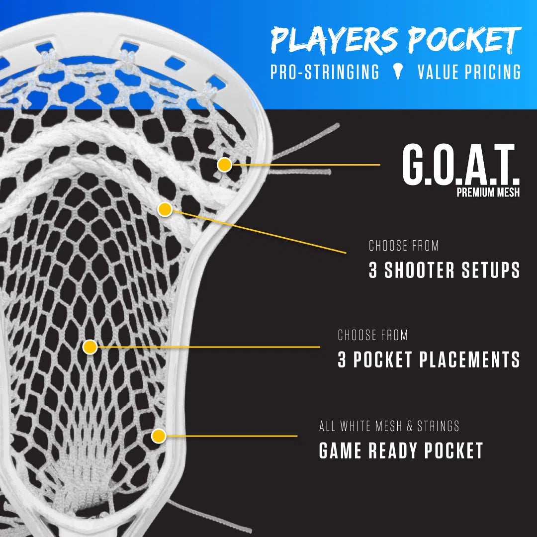 Stringking Mark 2V Lacrosse Head - Strung